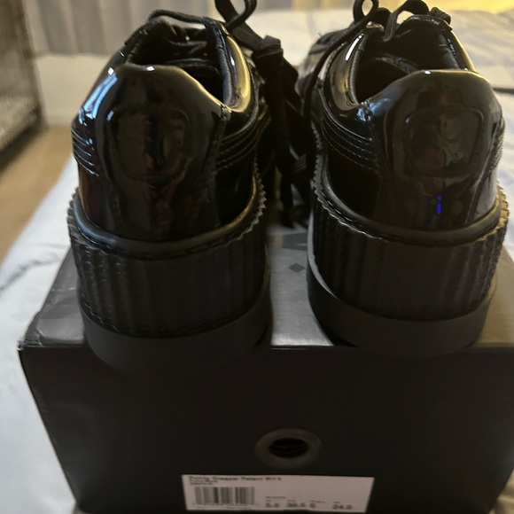 Fenty puma, pointy, creepers, black patent leather new inbox size 8 - Picture 7 of 11